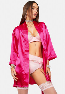 Short Satin Robe - Fuchsia_01.jpg
