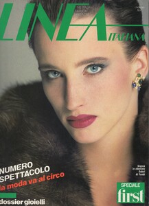 Linea Italy November December 1983 Estelle Lefebure.jpg