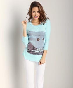 Rebel Yell Skiing Throwback Thermal Vintage Mint - 2.jpg