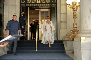 lady-gaga-in-a-white-lace-and-ruffle-dress-with-a-mint-purse-nyc-07-01-2021-1.jpg