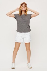 115 Petite Charcoal Ovoid Tee  image number 1.jpg