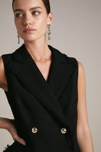 black-petite-frayed-edged-textured-collared-dress-2.jpeg