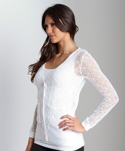 Free People Knit Cardi White - 3.jpg