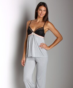 Eberjey Dream Girl Camisole Black-Grey - 2.jpg