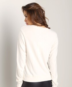 WILDFOX Hello Polar Bears V Neck Baggy Beach Jumper Vintage Whit - 4.jpg