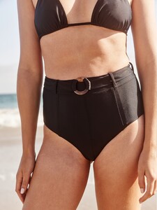 Litchi Belted Bikini Bottom - Black - 1.jpg