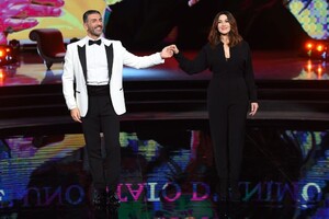 2021 Monica Bellucci during the semi-final of the broadcast Dancing With The Stars at the Rai Foro italico auditorium 005.jpg