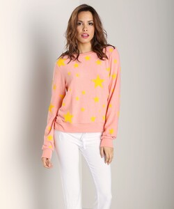 WILDFOX Baggy Beach Jumper Disco Star 70's Lipstick - 2.jpg
