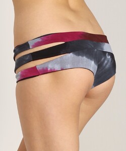 Indah Bardot Side Strap Undie Asymmetrical Red - 4.jpg