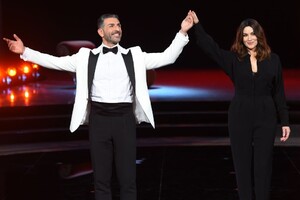 2021 Monica Bellucci during the semi-final of the broadcast Dancing With The Stars at the Rai Foro italico auditorium 007.jpg