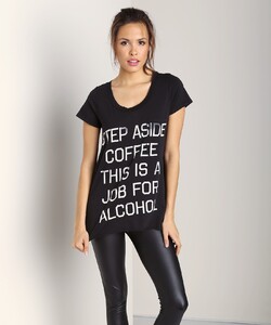 Rebel Yell Step Aside Coffee Pocket Tunic Black - 2.jpg