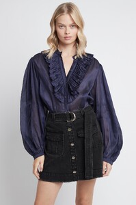 S75-21SU1047_BeachcomberPleatedBlouse_WashedIndigo-21593-Aje-0302_frontshot.jpeg