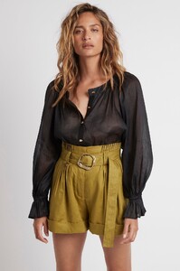 S87-21RE3068_Byblos_Tailored_Belted_Linen_Short_Olive_Green-21748-Aje-1102_frontshot.jpeg