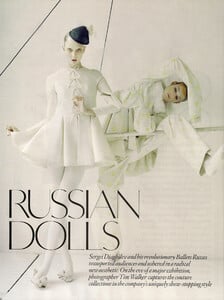 Carmen Kass by Josh Olins for UK Vogue July 2010, Wonder Dresses 01