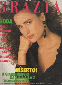 Grazia Italy September 1986 Andie MacDowell Roberta Chirko.jpg