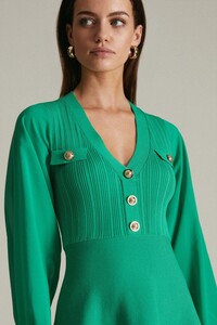 green-petite-military-chiffon-sleeve-knitted-dress-2.jpeg