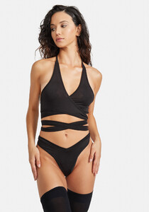 Wrap Halter Bra Top - Black_02.jpg