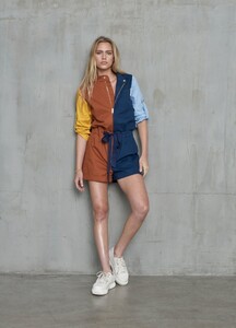 monse-drawstring-color-block-romper-in-rust-multi-on-model-front-view.jpg