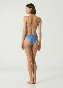 Balmain Mavi KADIN Denim Üçgen Bikini Takımı 898094_03.jpg