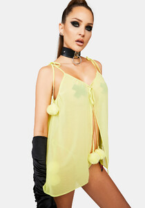 Playful Promises X Bettie Page Dolores Pom Pom Chemise - Yellow_02.jpg