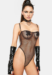 Forplay Sexy Fishnet Teddy - Brown_02.jpg