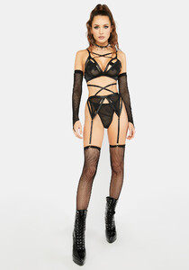 Ravewear Strappy Mesh Lingerie Set - Black_01.jpg