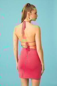 ALESSI Halter Neck Mini Pink Knitwear Dress_0005.jpg