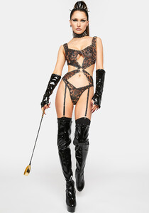 Forplay Leopard Print Mesh Teddy - Multi_01.jpg