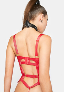 Oh La La Cheri Embroidered Mesh Cutout Strappy Teddy Red_02.jpg