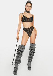 Forplay Three Piece Lace Garter Lingerie Set - Black_02.jpg
