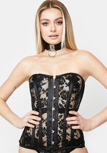 Daisy Corsets Sheer Lace Over Bust Corset - Black_02.jpg