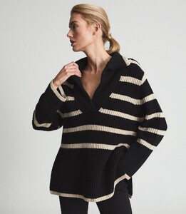 striped-knitted-v-neck-jumper-womens-harper-in-black-2.jpg