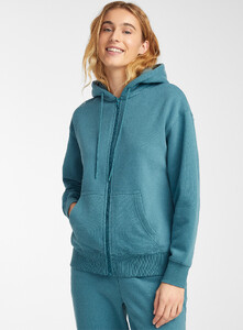 Miiyu x Twik - Cozy fleece hooded sweatshirt - Teal - A2_1.jpg