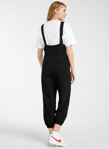 twik - Utility sweatpant overalls - Black - A2_1.jpg