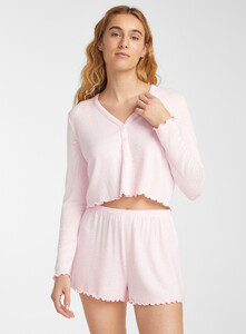 Miiyu x Twik - Lettuce-edge cropped lounge cardigan - Dusky Pink - A1_1.jpg