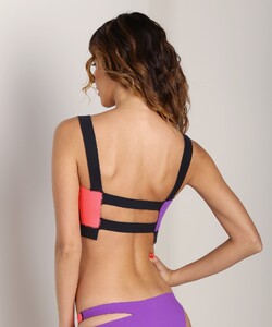 N.L.P Zip Front Bustier Pink-Purple4.jpg