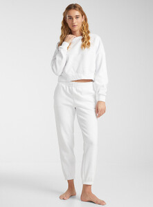 Miiyu x Twik - Cozy fleece joggers - White - A1_1.jpg