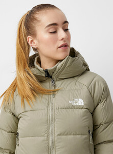 The North Face - Hydrenalite cropped hooded puffer jacket - Lime Green - A2_1.jpg