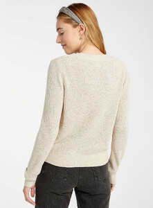 twik - Ribbon-knit cropped cardigan - Cream Beige - A3_1.jpg