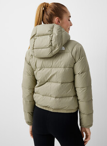 The North Face - Hydrenalite cropped hooded puffer jacket - Lime Green - A3_1.jpg