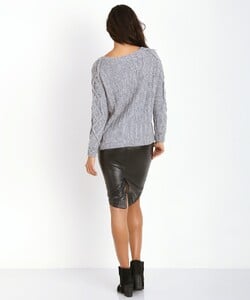 Line & Dot Hillary Chunky Knit Heather Grey - 2.jpg