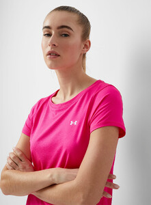 Under Armour - Swiss tulle jacquard tee - Medium Pink - A2_1.jpg