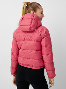 The North Face - Hydrenalite cropped hooded puffer jacket - Dusky Pink - A3_1.jpg