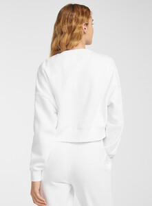 Miiyu x Twik - Organic cotton cropped sweatshirt - White - A2_1.jpg