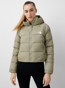 The North Face - Hydrenalite cropped hooded puffer jacket - Lime Green - A1_1.jpg
