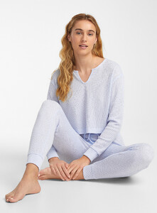 Miiyu x Twik - Waffle cropped lounge sweater - Baby Blue - A1_1.jpg