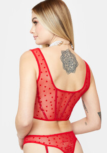 Forplay Mesh Heart Tank Bra And Garter Panty Set Red_03.jpg