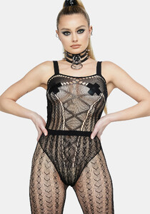 Sheer Printed Cutout Bodystocking - Black_02.jpg