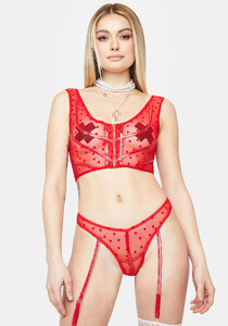 Forplay Mesh Heart Tank Bra And Garter Panty Set Red_02.jpg