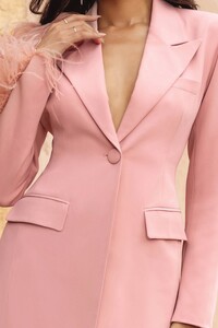 CL127037-PinkBlazerDressWithFeatherTrimDownOneArm_Detail_1200x.jpg